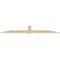 Ekena Millwork Eugene Smooth Timber Gable Bracket, Douglas Fir, 96"W x 16"H x 1 1/2"D x 5 1/2"F, 4/12 Pitch GBW096X16X0206EUG00SDF - alternate 5